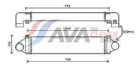 AUA4219 AVA Охолоджувач наддувочного повітря